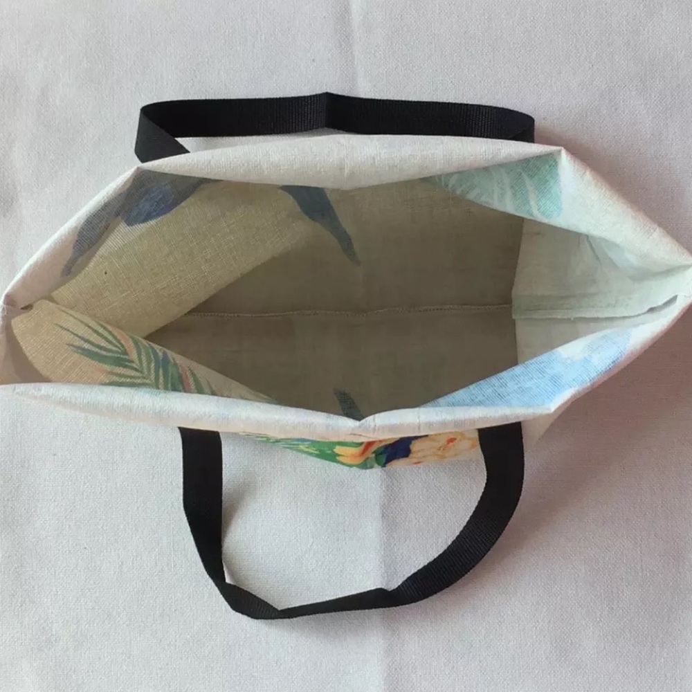 Eco-Friendly Nautical Blue Crab Folding Tote Bag - Picture 13 of 15